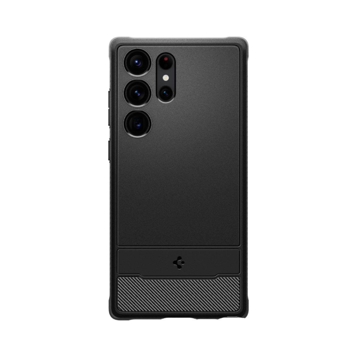Odolné puzdro na Samsung Galaxy S23 Ultra 5G S918 Spigen Rugged Armor čierne