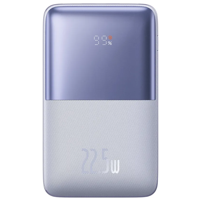 Baseus Bipow Pro PPBD040305, 20 000mAh, Quick Charge PD 22,5W, fialová