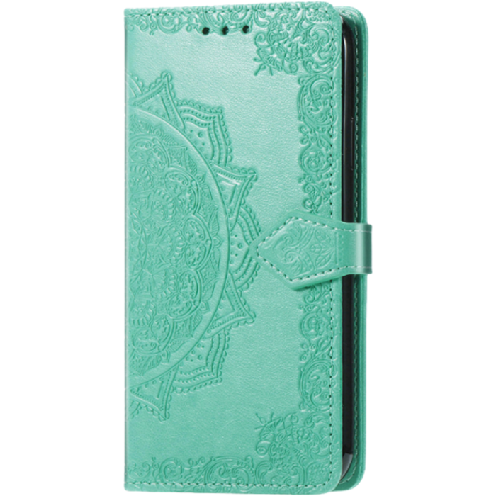 Diárové puzdro na TCL 405/406/408 MEZZO Mandala zelené
