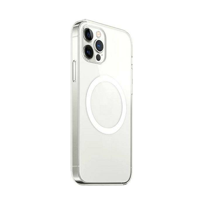Silikónové puzdro na Apple iPhone 14 Mercury MagSafe Silicone transparentné