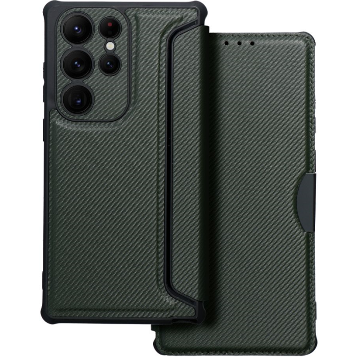 Diárové puzdro na Xiaomi Redmi Note 12 Pro 5G/Poco X5 Pro 5G RAZOR zelené