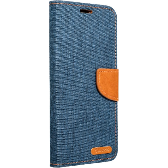 Diárové puzdro na Xiaomi Redmi 12C Canvas modré