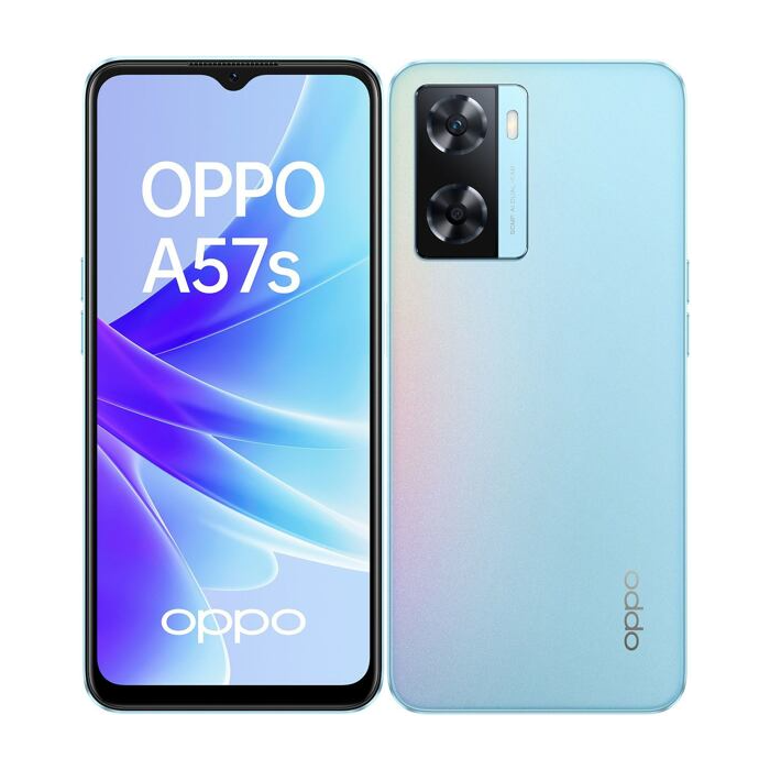 OPPO A57s, 4/128 GB, Dual SIM, Sky Blue - SK distribúcia