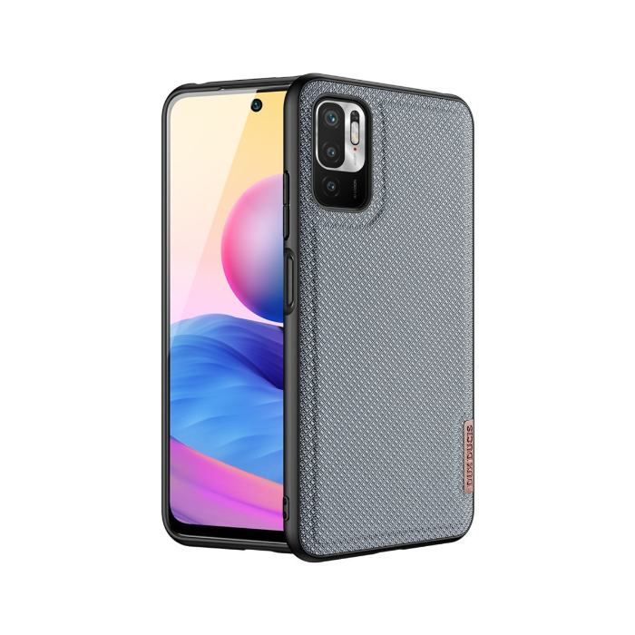 Plastové puzdro na Xiaomi Redmi Note 10 5G/Poco M3 Pro Dux Ducis Fino sivé