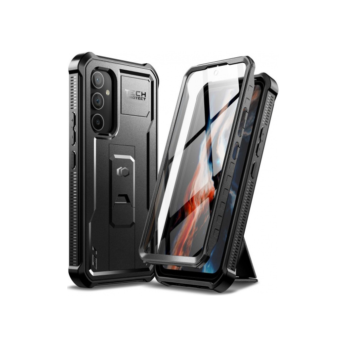 Odolné puzdro na Samsung Galaxy A34 5G A346 Tech-Protect Kevlar Pro 360 čierne
