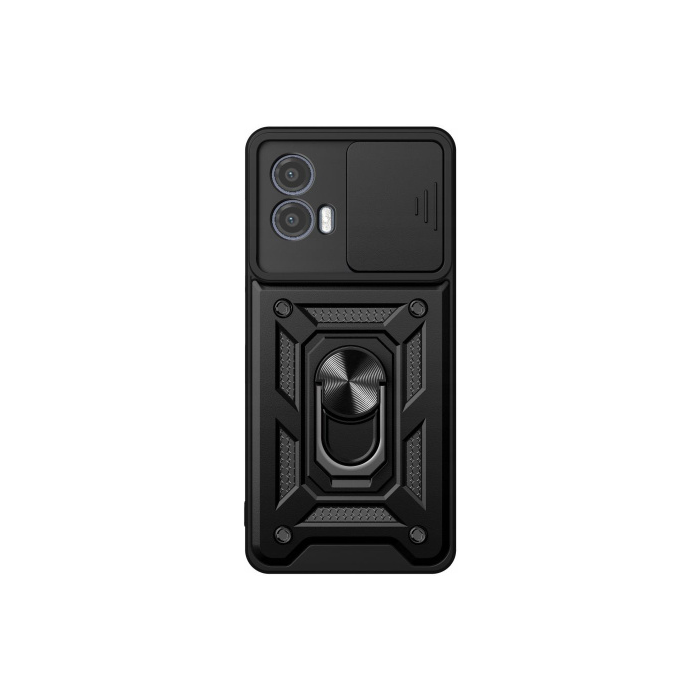 Odolné puzdro na Motorola Moto G73 5G Tech-Protect Camshield Ring Armor čierne
