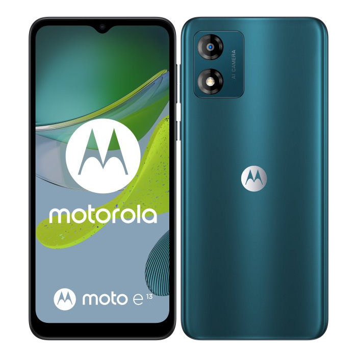 Motorola Moto E13, 2/64 GB, Dual SIM, Aurora Green - SK distribúcia