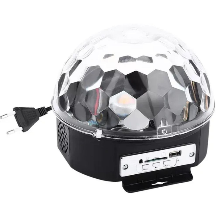 Disco ball with speaker HD-LCMBL, ovládač, TF karta, USB, čierna