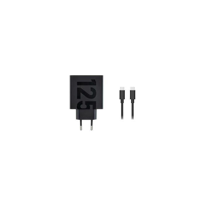 Motorola TurboPower GaN MC-1252, USB-C 125W + USB-C na USB-C kábel, čierna (Blister)