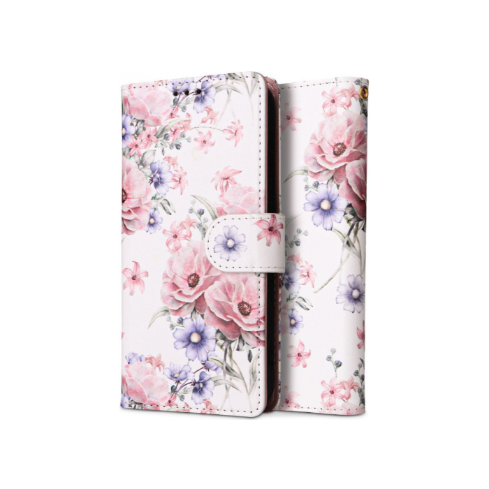 Diárové puzdro na Xiaomi Redmi Note 12S Tech-Protect Wallet Blossom Flower