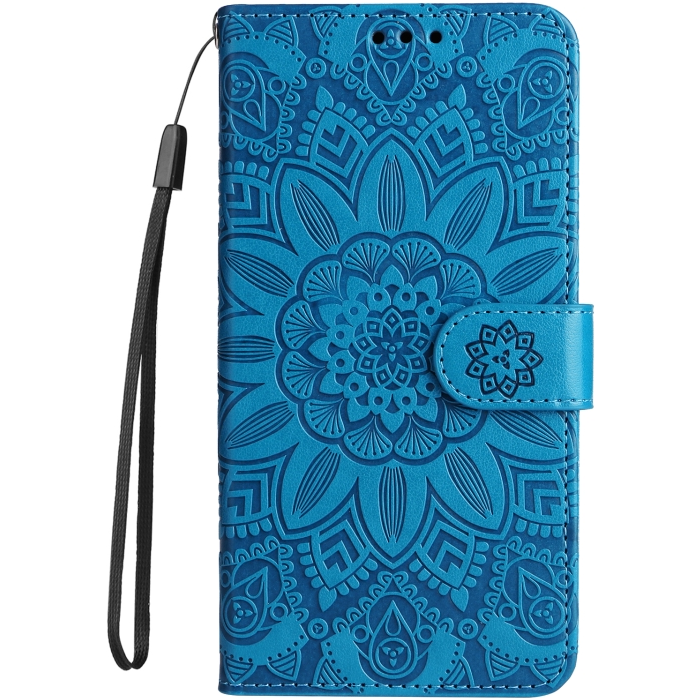 Diárové puzdro na Oppo A17 MEZZO kvet modré