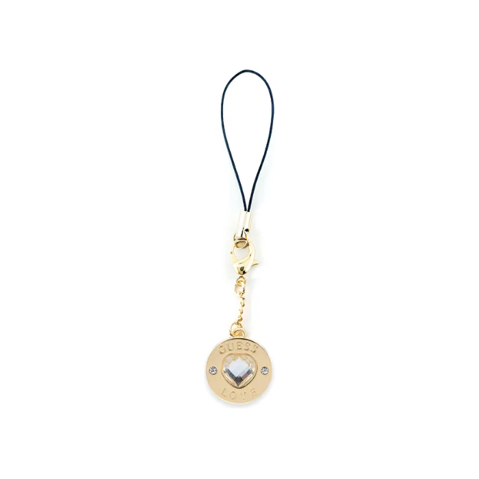 Guess pendant GUCPMHGLD Heart Diamond Charm with Rhinestones