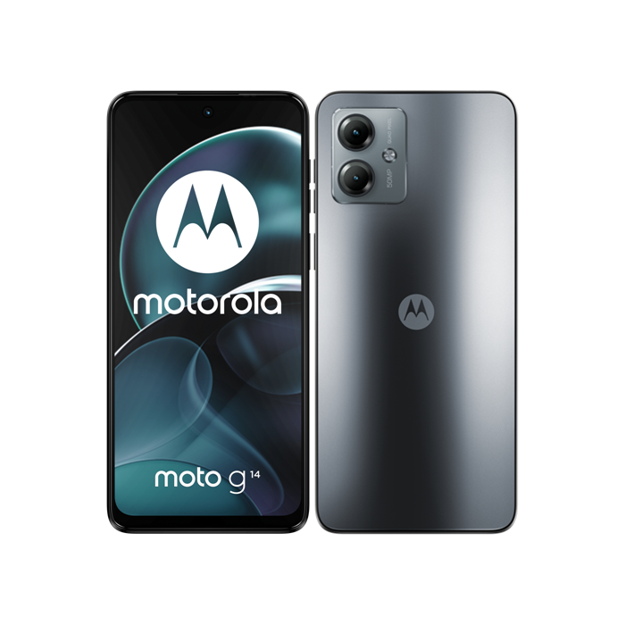 Motorola Moto G14, 4/128 GB, Dual SIM, Steel Grey - SK distribúcia