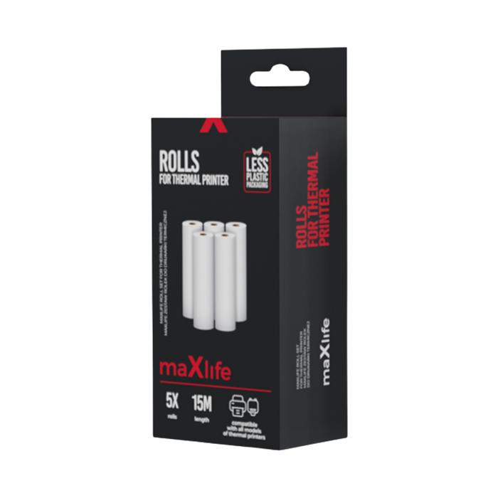 Maxlife roll set for thermal printer
