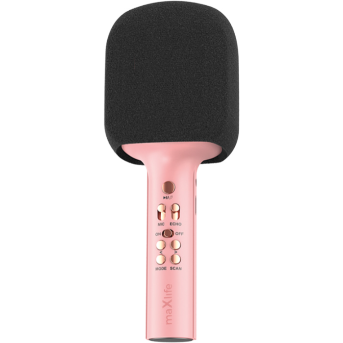 Maxlife MXBM-600, Bluetooth Microphone with Speaker, ružový
