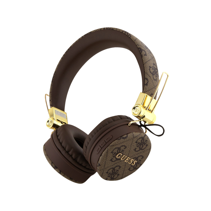 Guess PU 4G Metal Logo GUBH704GEMW, Bluetooth Stereo Headphone, Brown