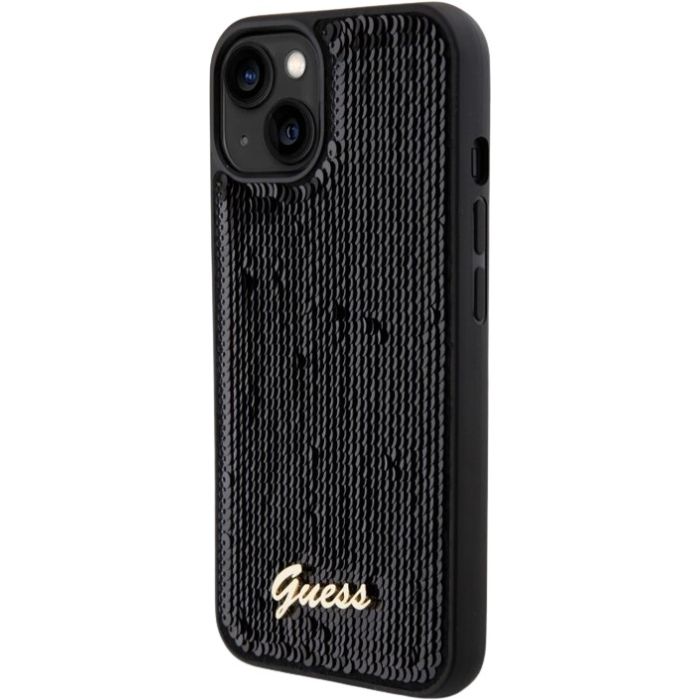 Guess Sequin Script Logo Apple iPhone 13 GUHCP13MPSFDGSK Black