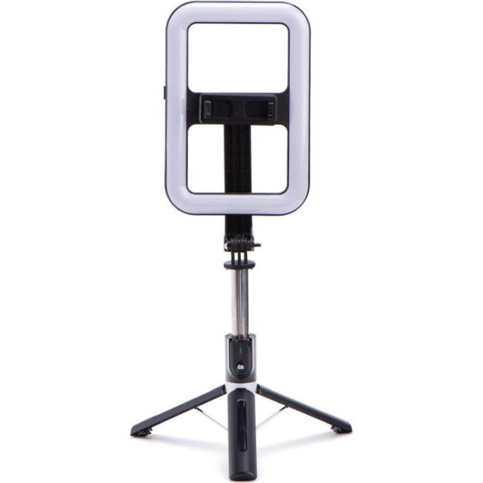 Set 99X selfie/tripod držiak s bluetooth diaľkovým ovládaním na trojnožke LED čierny