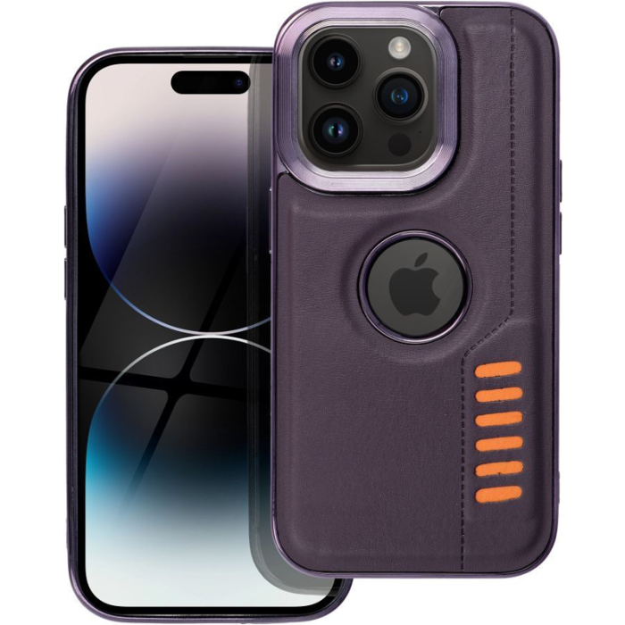 Plastové puzdro na Apple iPhone 14 Pro MILANO fialové