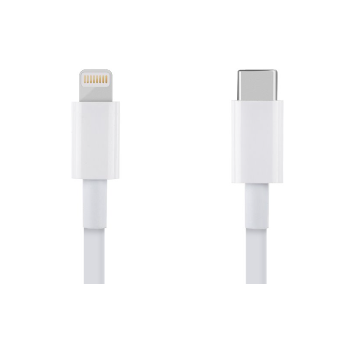 OBAL:ME Fast Charge USB-C/Lightning 1m biely