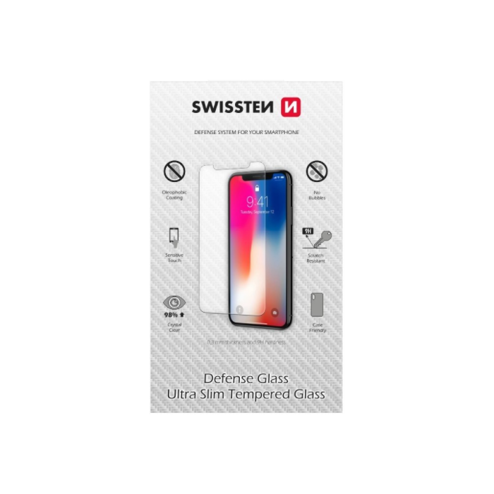 Tvrdené sklo na Motorola Moto E20 SWISSTEN 9H
