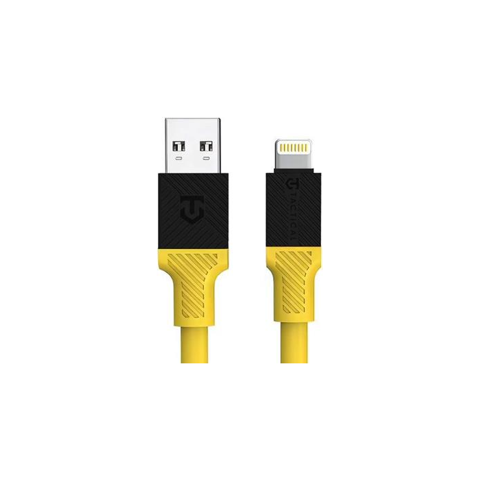 Tactical Fat Man, USB-A na Lightning, 1m, žltý