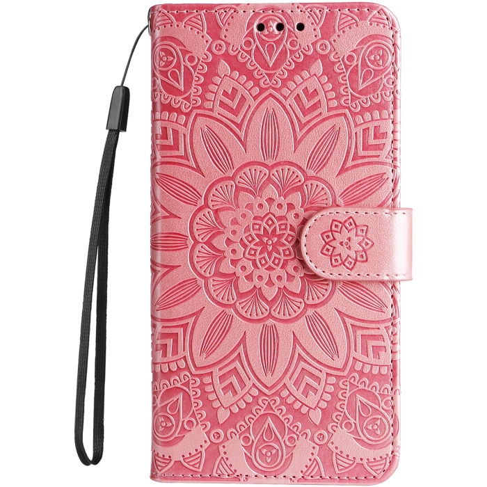 Diárové puzdro na Xiaomi 13T 5G/13T Pro 5G MEZZO slnečnica ružové