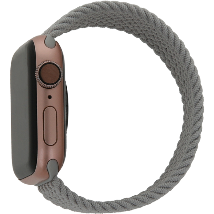 Náhradný remienok na Apple Watch 38/40/41 mm, dĺžka 128mm, Elastic band XS, sivý