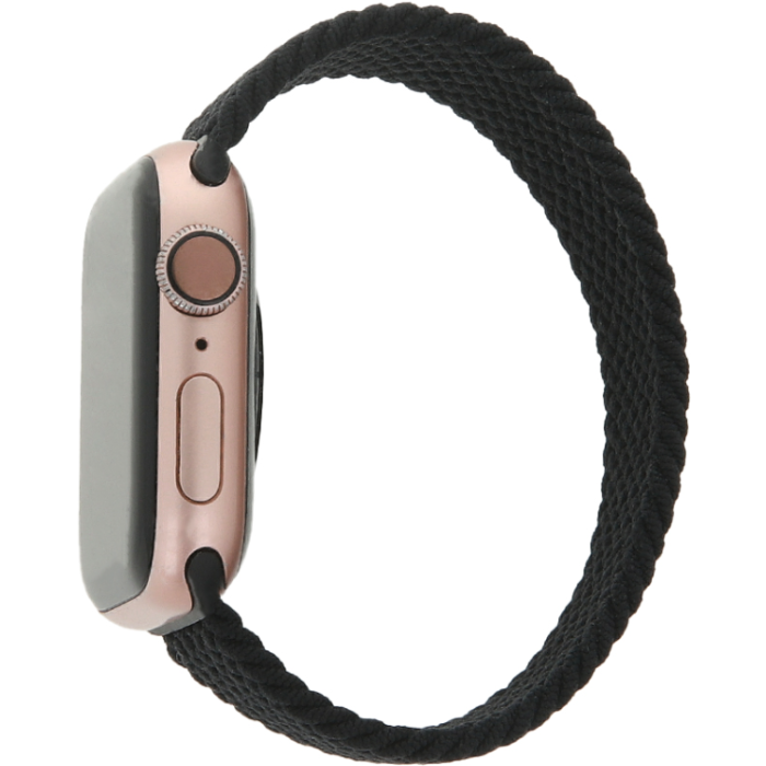 Náhradný remienok na Apple Watch 42/44/45 mm, dĺžka 135mm, Elastic band XS, čierny
