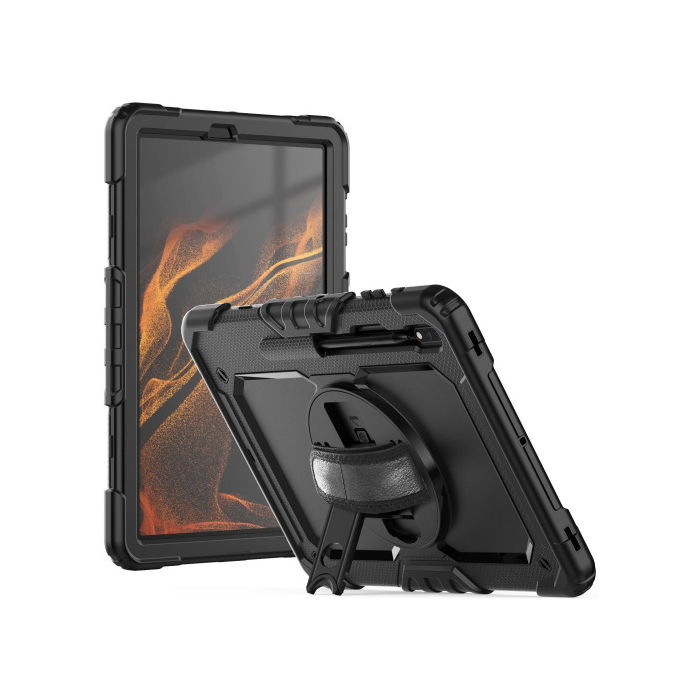Plastové puzdro na Samsung Galaxy Tab S7 FE 5G T730 12.4", Tech-Protect Solid360 čierne