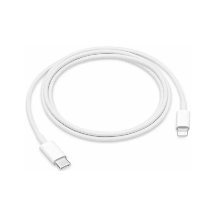 Kábel Apple MM0A3ZM, USB-C na Lightning, 1m, biely (Bulk)