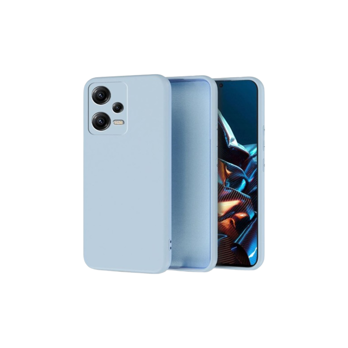 Silikónové puzdro na Xiaomi Redmi Note 12 5G/POCO X5 5G Tech-Protect Icon svetlo modré