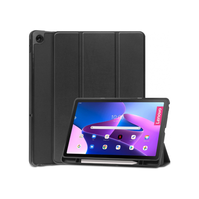 Diárové puzdro na Lenovo Tab M10 Plus 10.6 3rd Gen Tech-Protect Sc Pen čierne