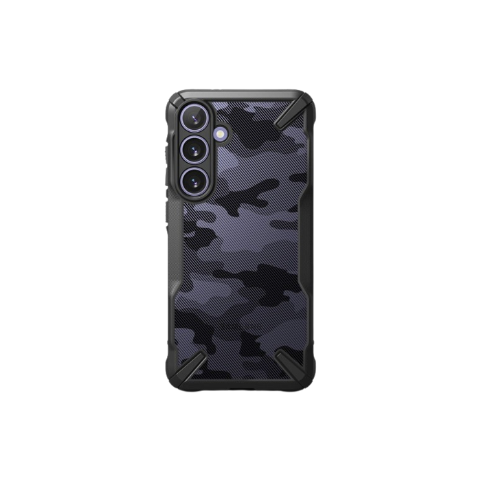 Odolné puzdro na Samsung Galaxy S24+ 5G S926 Ringke Fusion-X Camouflage čierne