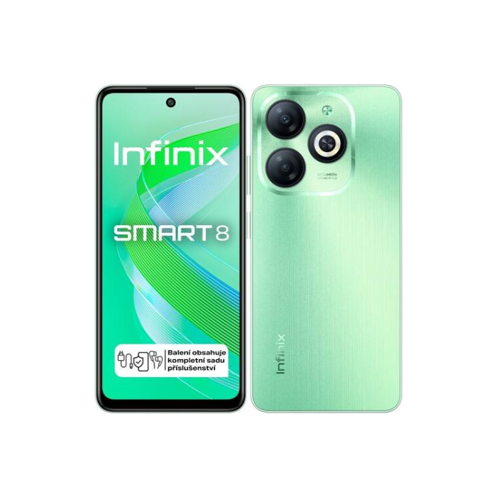 Infinix Smart 8, 3/64 GB, Dual SIM, Crystal Green - SK distribúcia
