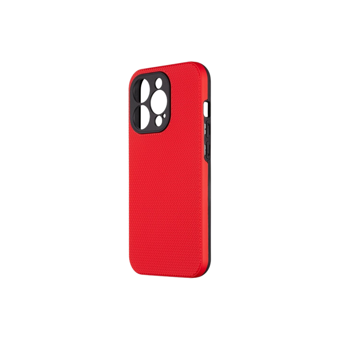 Plastové puzdro na Apple iPhone 15 Pro OBAL:ME NetShield červené