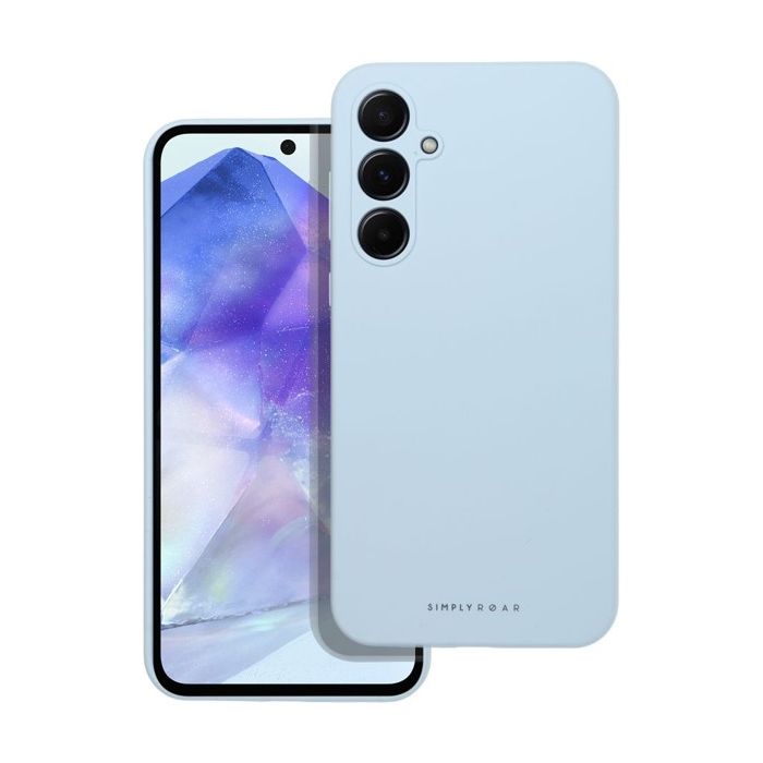 Roar Cloud-Skin Case Samsung Galaxy A55 5G A556 Light Blue