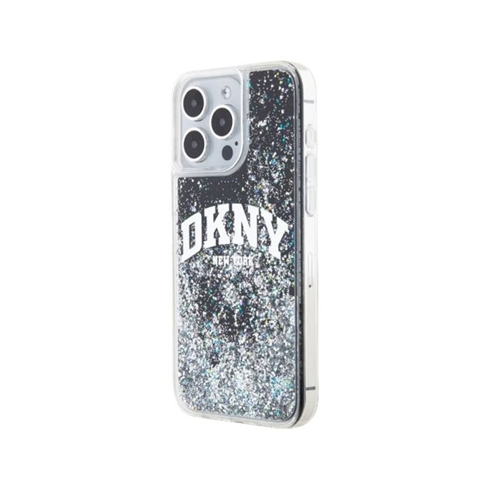 DKNY Liquid Glitter Arch Logo Apple iPhone 15 Pro Max DKHCP15XLBNAEK Black