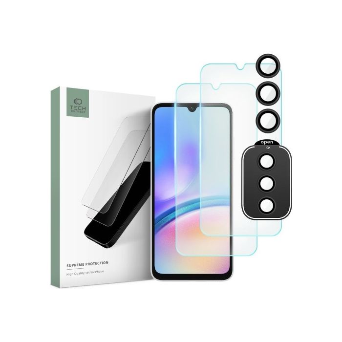 Tvrdené sklo na Samsung Galaxy A05s A057 Tech-Protect Supreme Set