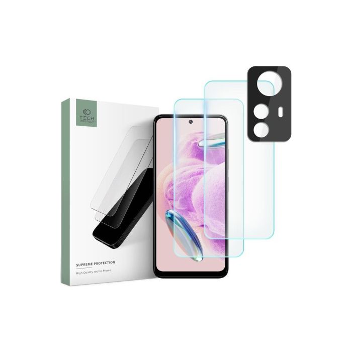 Tvrdené sklo na Xiaomi Redmi Note 12S Tech-Protect Supreme Set