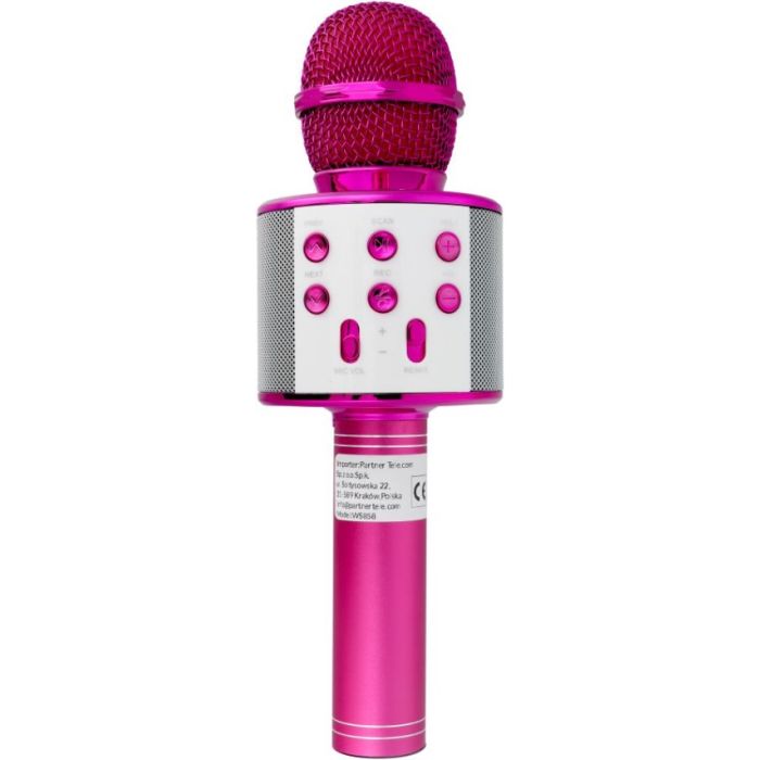 Multimedia karaoke microphone CR58S HQ pink