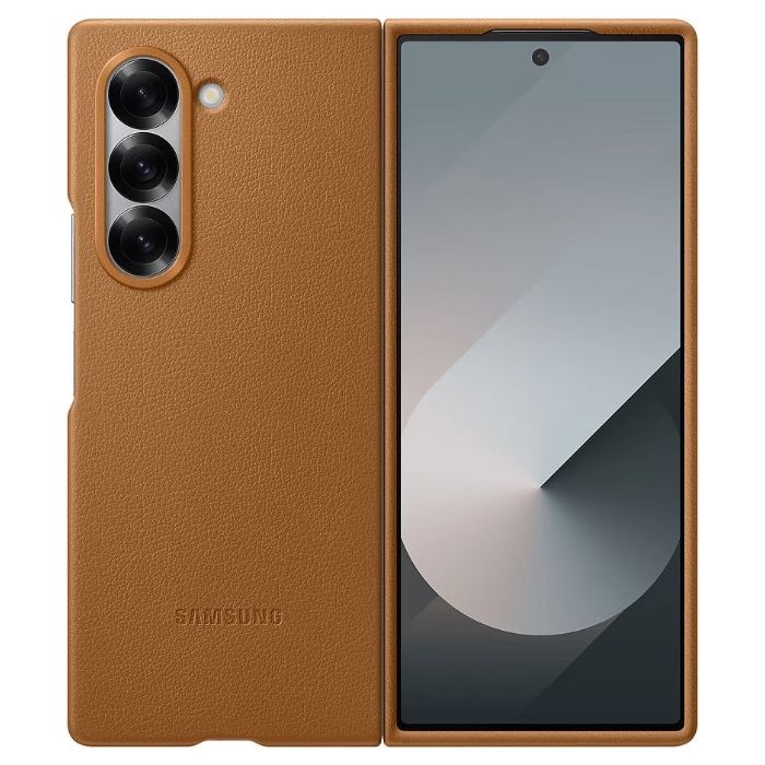 Samsung Kindsuit Cover Vegan Leather na Samsung Galaxy Z Fold6 5G F956 EF-VF956PAEGWW Brown