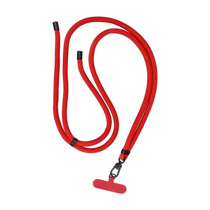 SWING (8mm) nastaviteľná šnúrka na mobil 165cm red