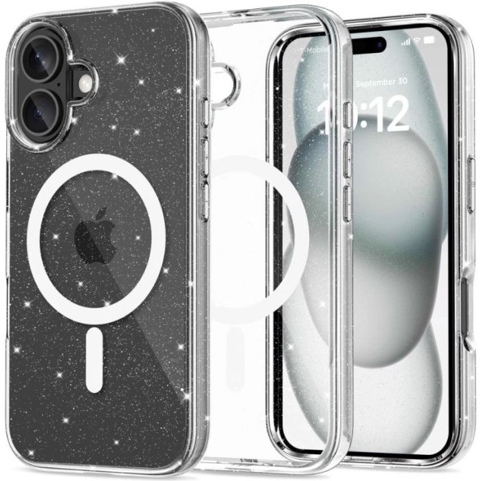 Tech-protect Flexair Hybrid MagSafe Case Apple iPhone 16 Glitter