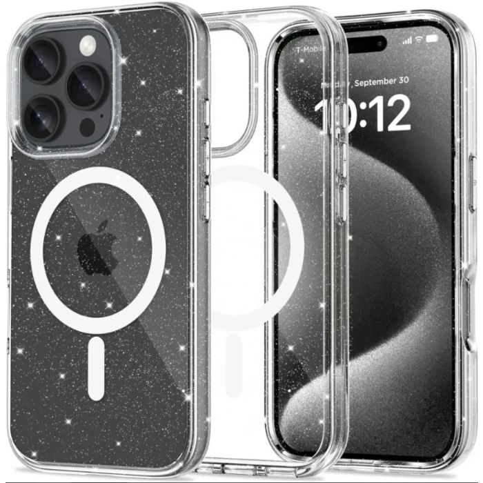 Tech-protect Flexair Hybrid MagSafe Case Apple iPhone 16 Pro Glitter