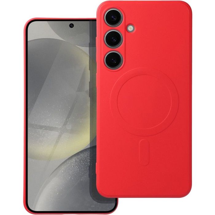 SILICONE MAG COVER Case MagSafe Samsung Galaxy A16 A165 red