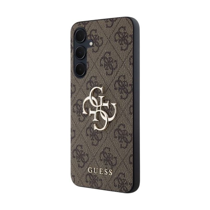 Guess PU 4G Metal Logo Samsung Galaxy A55 5G A556 GUHCSA554GMGBR Brown