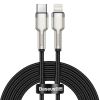 Dátový kábel Baseus Cafule Metal USB-C - Lightning  20W 2,0 m čierny
