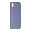 Plastové puzdro na Apple iPhone XR Forcell LEATHER modré                  