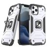 Odolné puzdro na Apple iPhone 13 mini Ring Armor strieborné